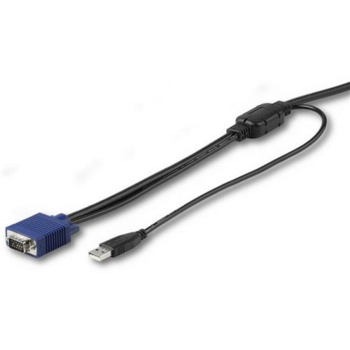 Startech .com 10 ft. (3 m) USB KVM Cable for .com Rackmount ConsolesVGA and USB KVM Console Cable (RKCONSUV10)9.84 ft KVM Cable… RKCONSUV10
