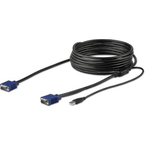 Startech .com 15 ft. (4.6 m) USB KVM Cable for .com Rackmount ConsolesVGA and USB KVM Console Cable (RKCONSUV15)15.09 ft KVM Cab… RKCONSUV15