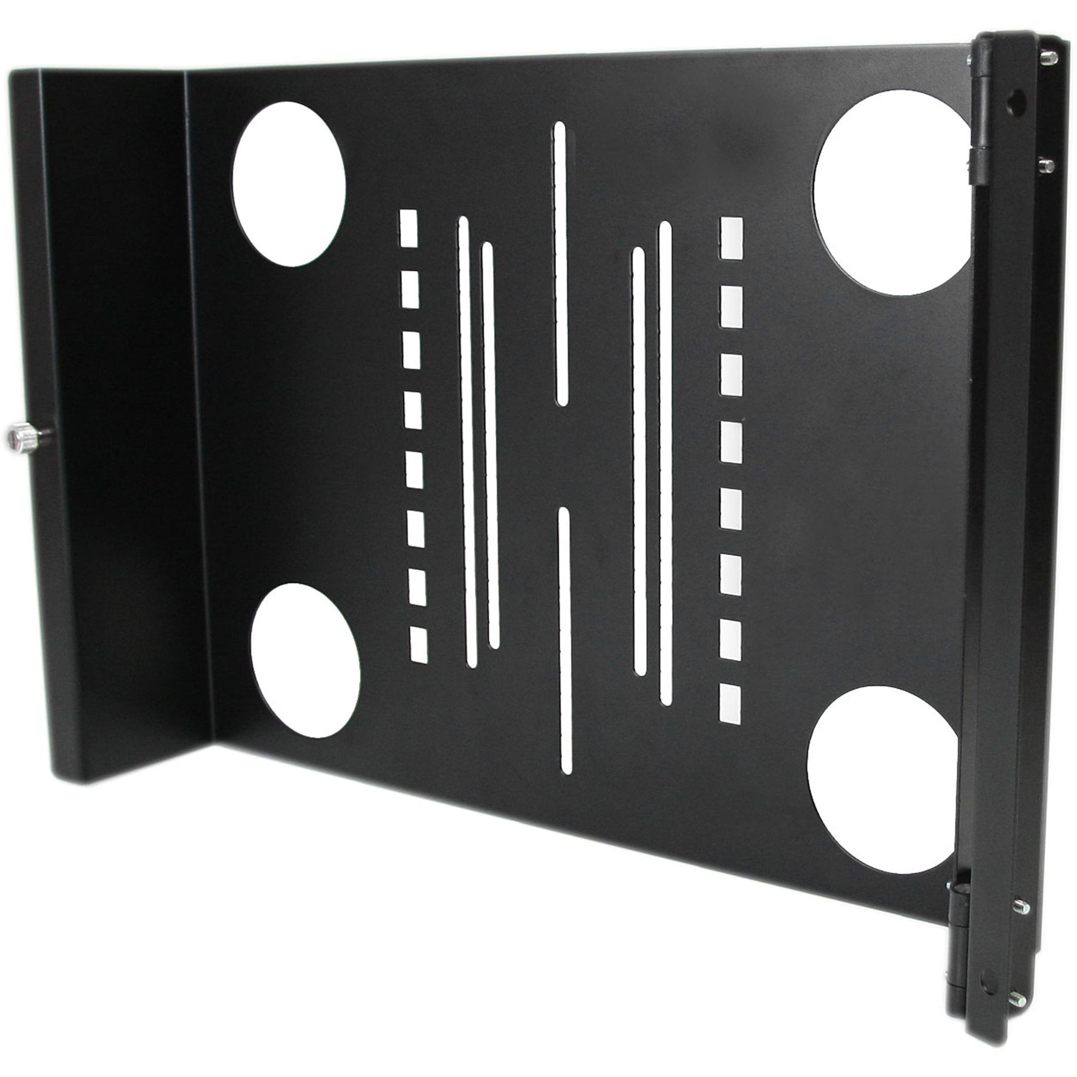 Startech .com Universal Swivel VESA LCD Mounting Bracket for 19in Rack or CabinetFor Flat Panel Display17 to 19 Screen SupportSteelB… RKLCDBKT