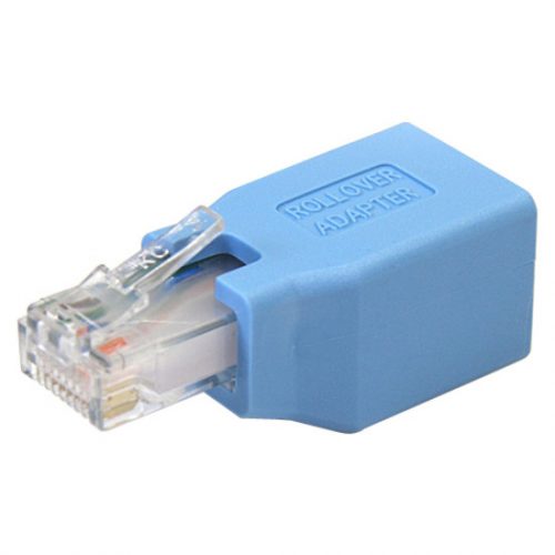 Startech .com Cisco Console Rollover Adapter for RJ45 Ethernet Cable M/F1 x RJ-45 Female Network1 x RJ-45 Male NetworkBlue ROLLOVER