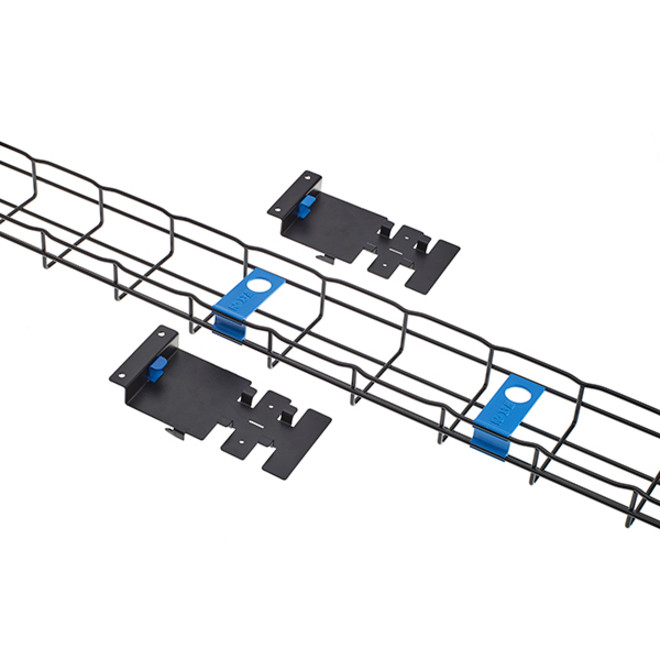 Eaton Vertical Flextray, 4″ x 2″ , 42U, with Mounting Hardware; BlackCable TrayBlack42U Rack Height RSCMBFT42U42