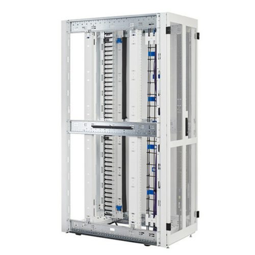 Eaton RS Network Enclosure 48UFor LAN Switch, Server, Patch Panel48U Rack HeightWhiteMetal2000 lb Dynamic/Rolling Weight Capacit… RSN4862W