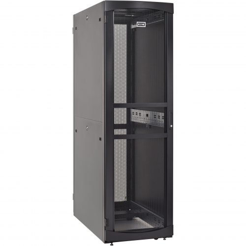 Eaton Enclosure,42U, 600mm W x 1200mm D BlackFor Server, UPS42U Rack HeightBlack RSV4262B