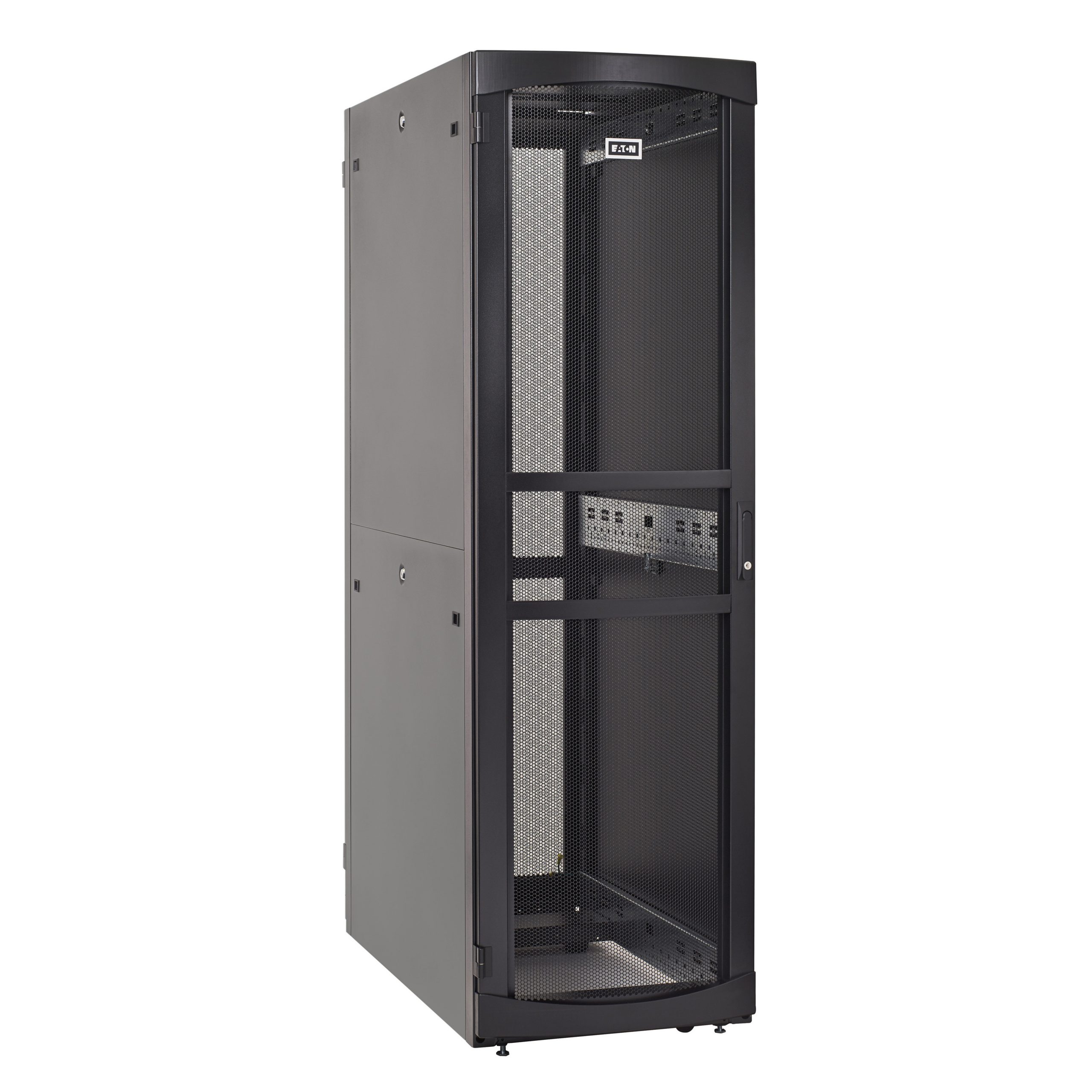 Eaton Enclosure,45U, 600mm W x 1100mm D BlackFor Server, UPS45U Rack HeightBlack RSV4561B