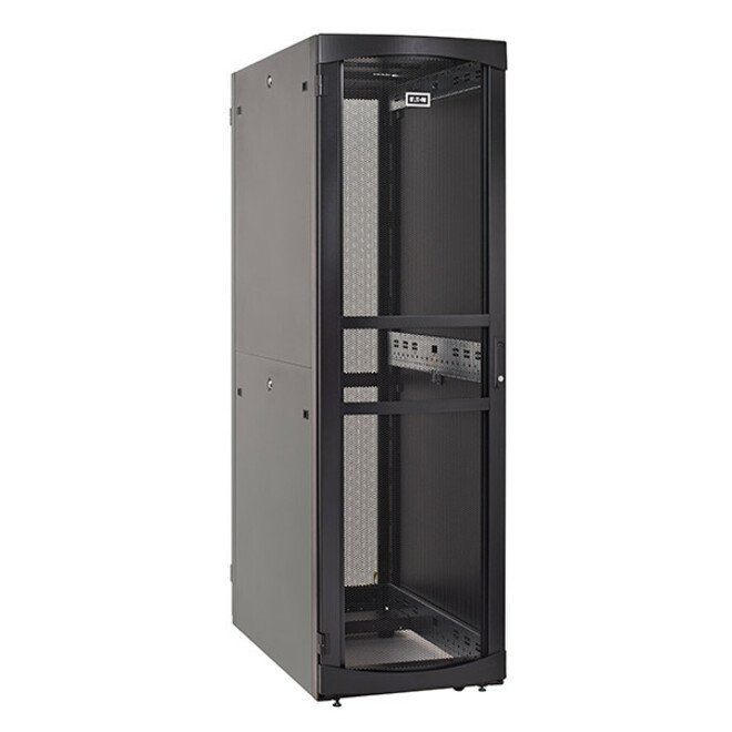 Eaton RS RSVNS4281B Rack CabinetFor Server, Patch Panel, LAN Switch42U Rack HeightBlackMetal2000 lb Dynamic/Rolling Weight Cap… RSVNS4281B