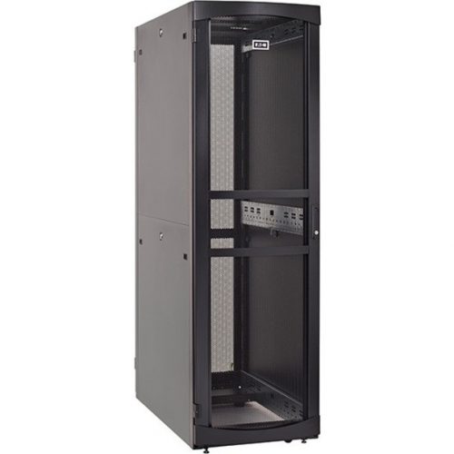 Eaton RSVNS5260B Rack CabinetFor Server, Patch Panel, LAN Switch, PDU52U Rack HeightBlackMetal2000 lb Dynamic/Rolling Weight C… RSVNS5260B