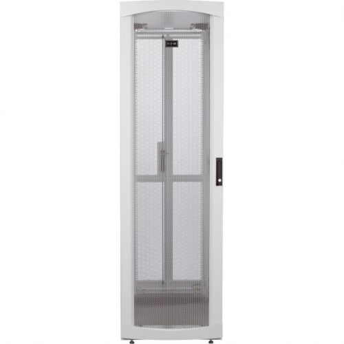 Eaton Rack CabinetFor Server, LAN Switch, Patch PanelFloor StandingWhitePerforated-steel2000 lb Dynamic/Rolling Weight Capacit… RSVNS5262W