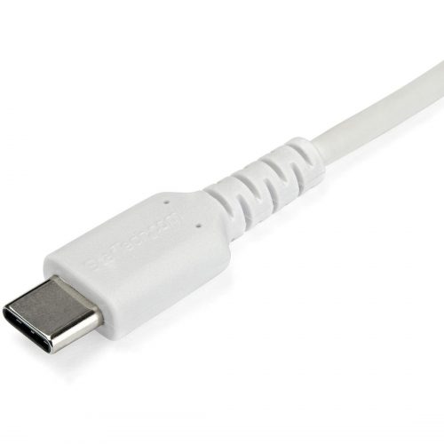 Startech .com 2m USB C Charging CableDurable Fast Charge & Sync USB 2.0 Type C to C Charger CordTPE Jacket Aramid Fiber M/M 60W White -… RUSB2CC2MW
