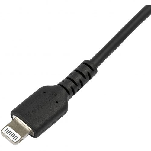 Startech .com 6 foot/2m Durable Black USB-C to Lightning Cable, Rugged Heavy Duty Charging/Sync Cable for Apple iPhone/iPad MFi Certified -… RUSBCLTMM2MB