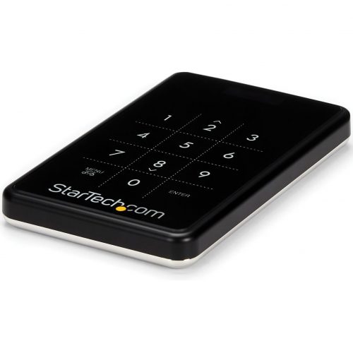 Startech .com USB 3.0 encrypted SATA III enclosure for 2.5in hard driveportable external HDD / SSD enclosureTurn a 6 Gbps SATA HDD or S… S2510BU33PW