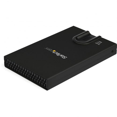 Startech .com Biometric Enclosure256-bit AES Encrypted USB 3.0 External Hard Drive Enclosure 2.5″ SATA HDD/SSDFingerprint & PasswordU… S251BMU3FP