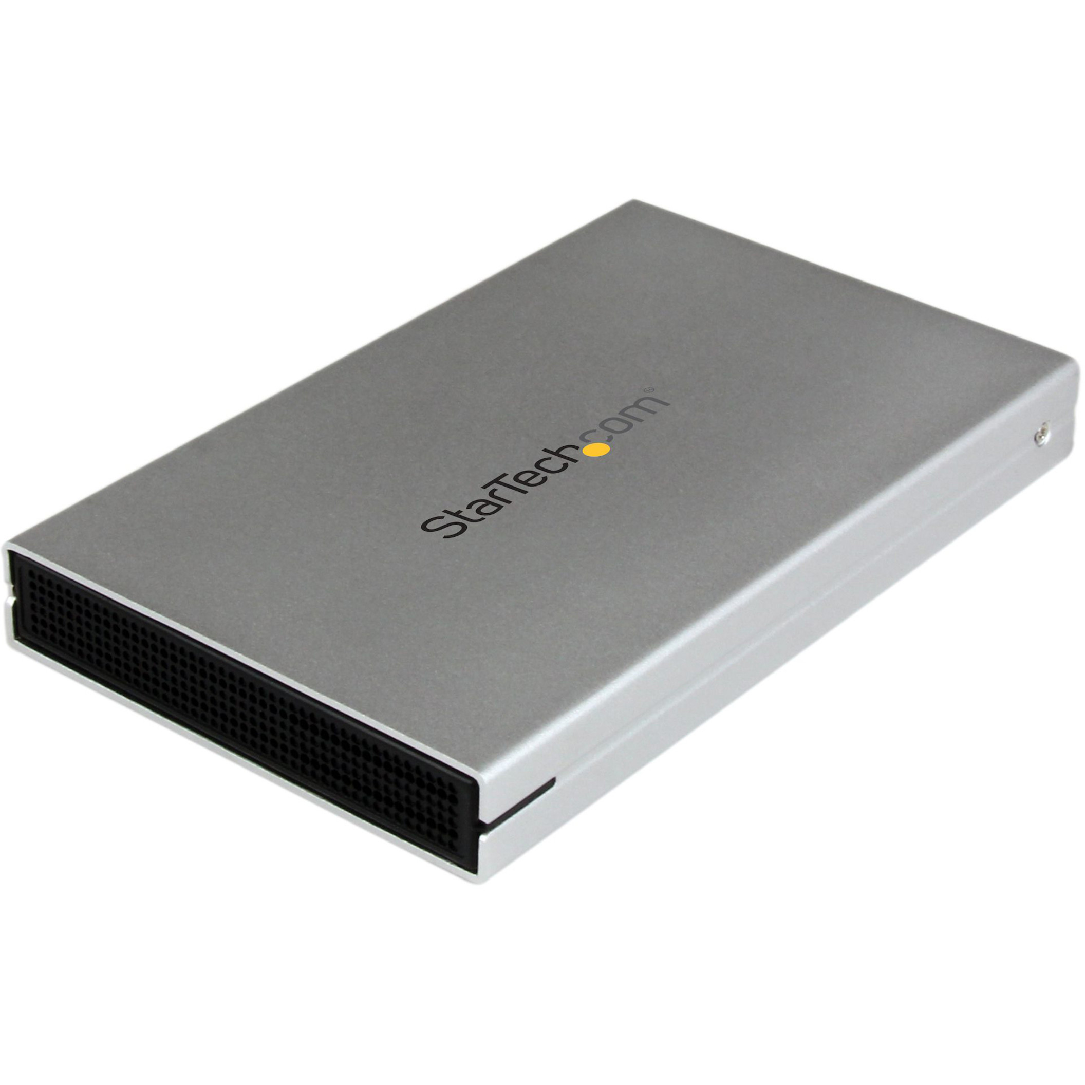 Startech .com 2.5″ External Hard Drive EnclosureSupports UASPeSATAp or USB 3.0AluminumeSATA EnclosureSSD/HDDTurn a 2.5″ SAT… S251SMU33EP