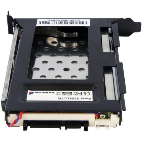 Startech .com .com 2.5in SATA Removable Hard Drive Bay for PC Expansion Slot1 x 2.5Internal Hot-swappableSerial ATA S25SLOTR