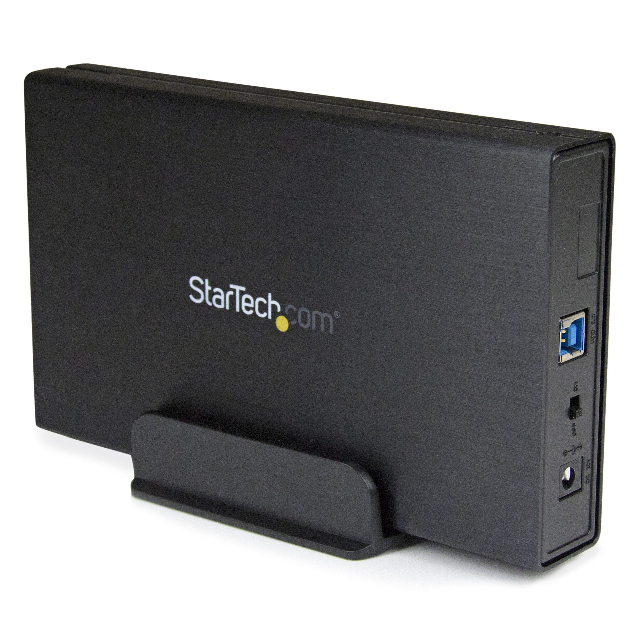 Startech .com 3.5in Black USB 3.0 External SATA III Hard Drive Enclosure with UASP for SATA 6 GbpsPortable External HDD1 x Total Bay1… S3510BMU33