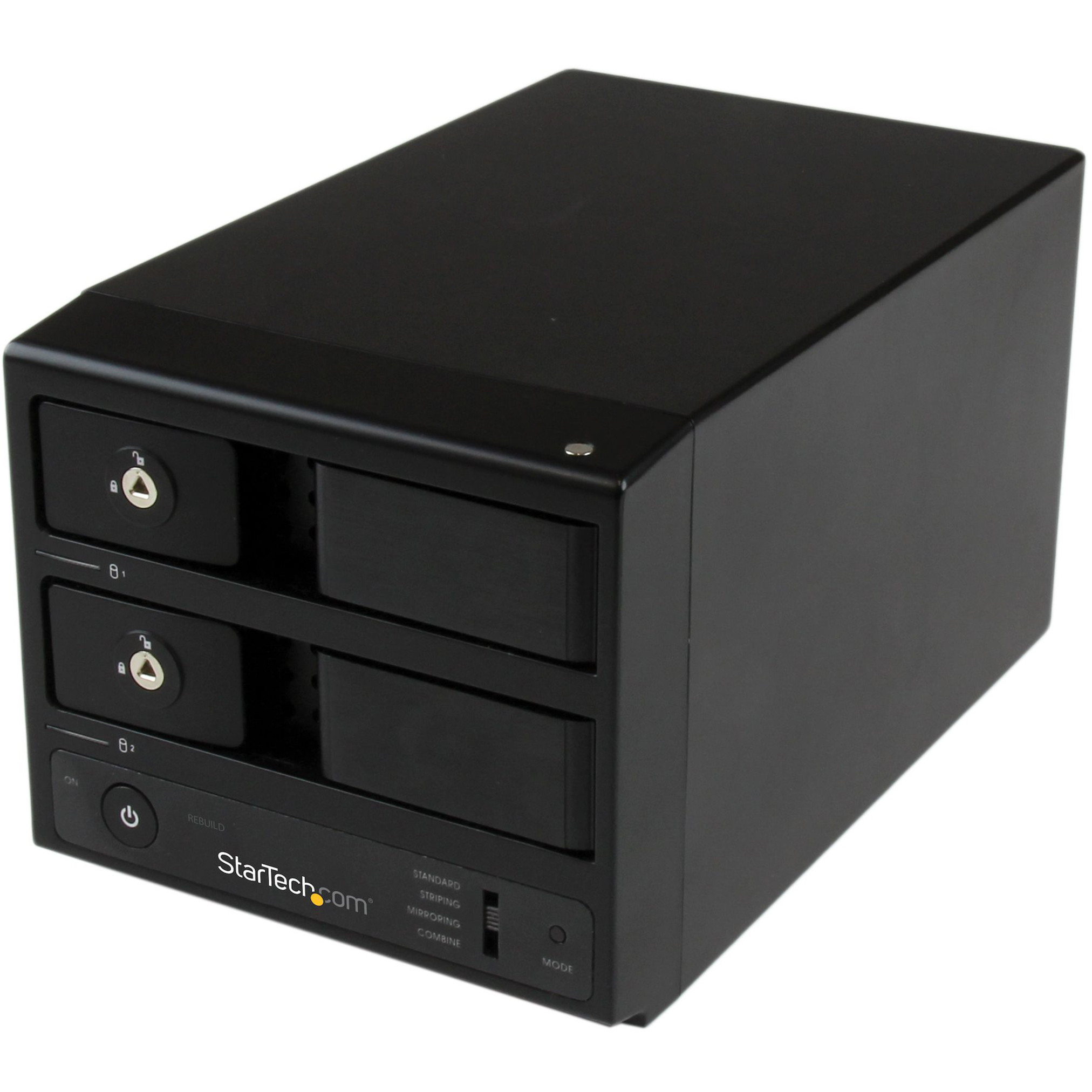Startech .com USB 3.0 / eSATA Dual-Bay Trayless 3.5″ SATA III Hard Drive Enclosure with UASP2-Bay SATA 6 Gbps Hot-Swap HDD EnclosureCon… S352BU33RER