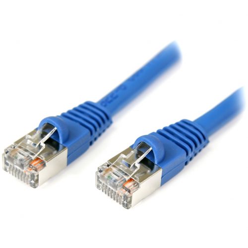 Startech .com 100 ft Blue Snagless Shielded Cat5e Patch CableCategory 5e100 ft1 x RJ-45 Male Network1 x RJ-45 Male NetworkBlu… S45PATCH100B