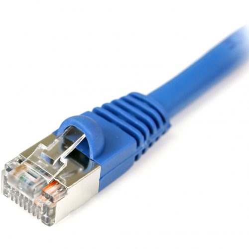 Startech .com 15 ft Blue Snagless Shielded Cat5e Patch CableCategory 5e15 ft1 x RJ-45 Male1 x RJ-45 MaleBlue S45PATCH15BL