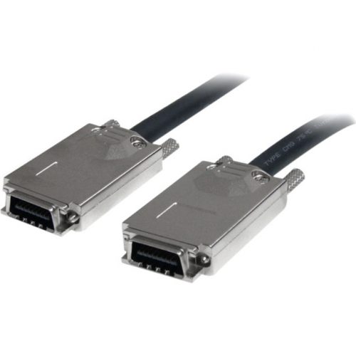 Startech .com 2m Infiniband External SAS CableSFF-8470 to SFF-84706.56 ft SAS Data Transfer Cable for Hard Drive, Network Device, Stora… SAS7070S200