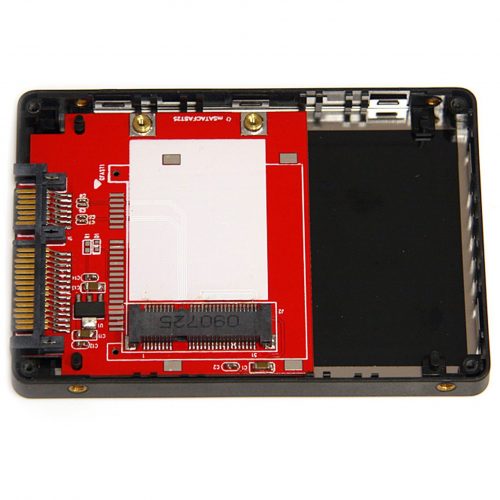 Startech .com 2.5in SATA to Mini SATA SSD Adapter EnclosureConvert an mSATA mini-SSD into a Standard 2.5in SATA SSDsata to mini satas… SAT2MSAT25