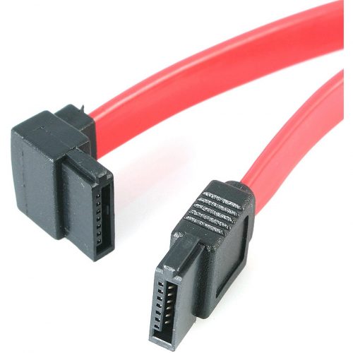 Startech .com 12in SATA to Left Angle SATA Serial ATA CableSATASATA12Red SATA12LA1