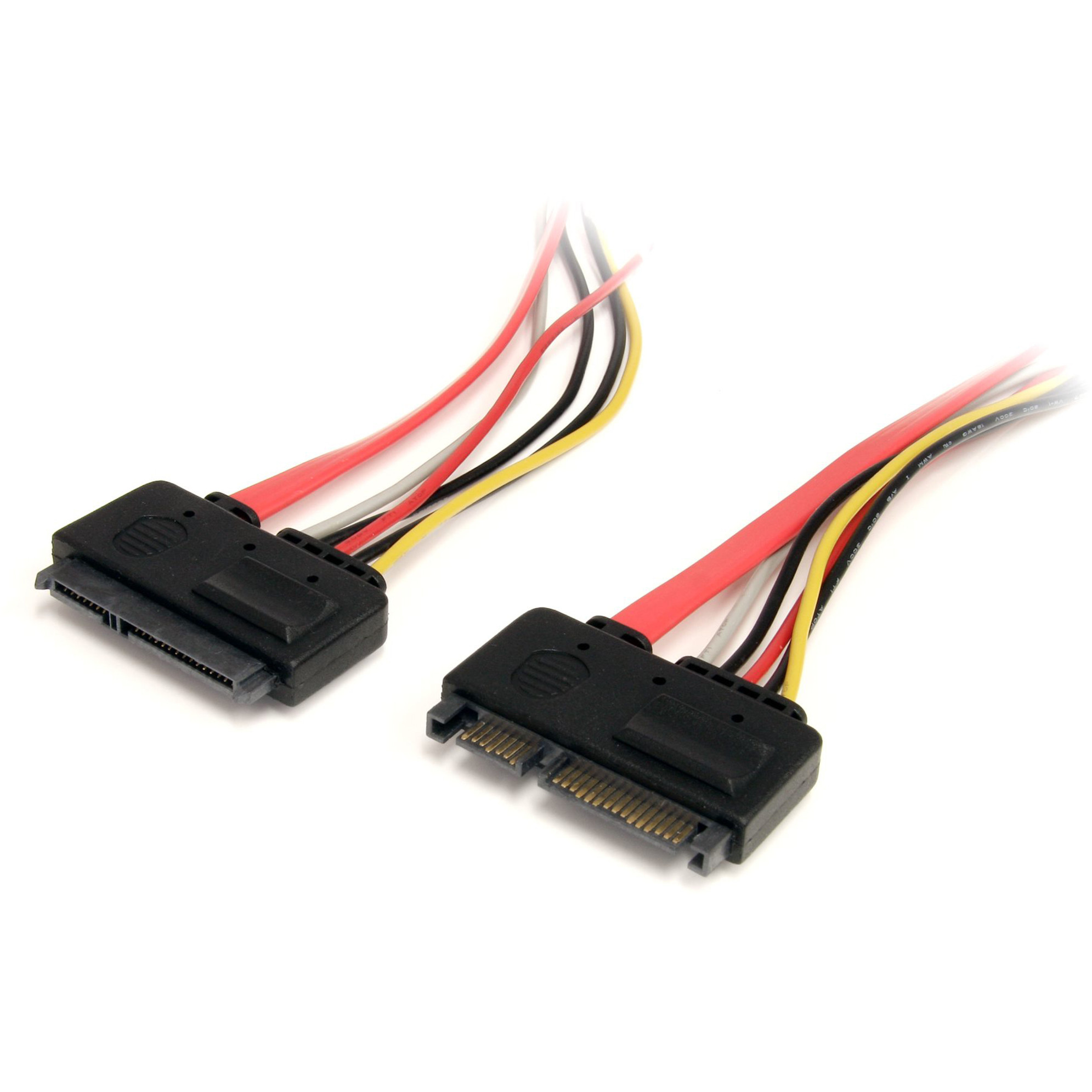 Startech .com 12in 22 Pin SATA Power and Data Extension CableExtend SATA Power and Data Connections by up to 1ft1ft sata extension cable… SATA22PEXT