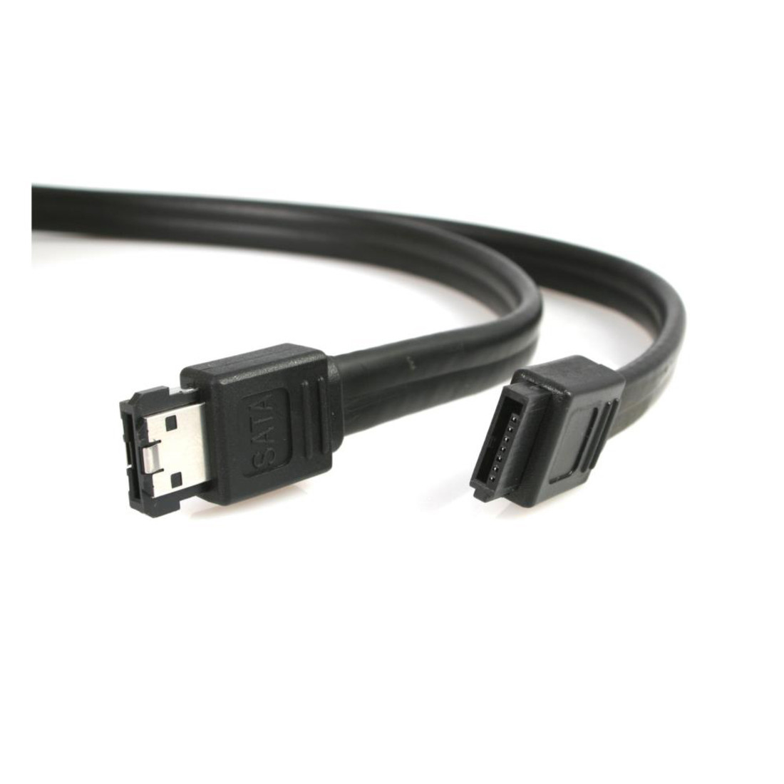 Startech .com 6 ft Shielded eSATA to SATA CableMale SATAMale eSATA6ftBlack SATA2ESATA6