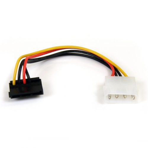 Startech .com 6in 4 Pin Molex to Right Angle SATA Power Cable AdapterPower a Serial ATA hard drive from a conventional LP4 power supply c… SATAPOWADAPR