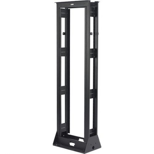 Eaton Two Post Seismic Relay Rack45U Rack Height x 18.30″ Rack WidthBlackSteel900 lb Maximum Weight Capacity SB85219084FB