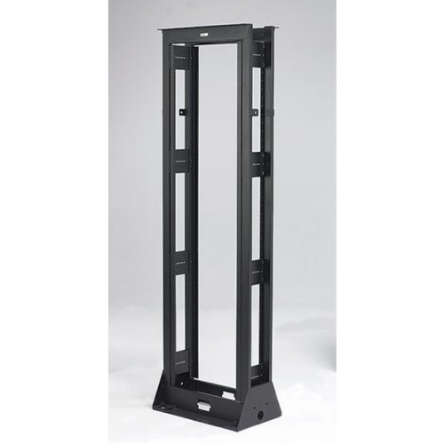 Eaton Two Post Seismic Relay Rack45U Rack Height x 18.30″ Rack WidthBlackSteel900 lb Maximum Weight Capacity SB85219084FB