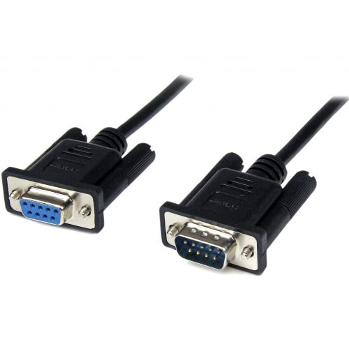 Startech .com 1m Black DB9 RS232 Serial Null Modem Cable F/MConnect your serial devices, and transfer your files1m DB9 Null Modem Cable… SCNM9FM1MBK