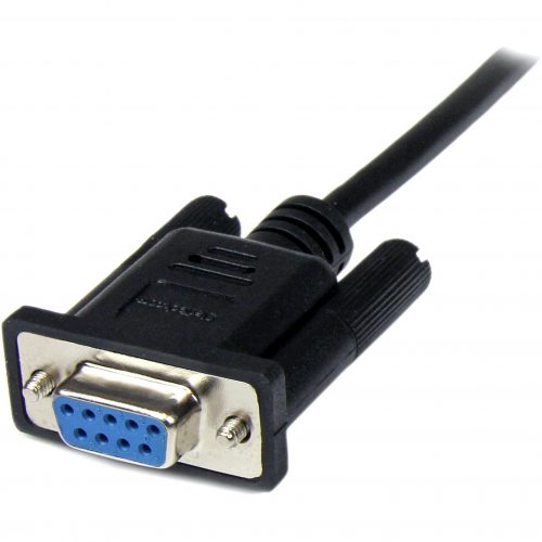 Startech .com 2m Black DB9 RS232 Serial Null Modem Cable F/MConnect your serial devices, and transfer your files2m DB9 Null Modem Cable… SCNM9FM2MBK