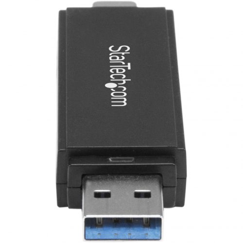 Startech .com USB 3.0 Memory Card Reader for SD and microSD CardsUSB-C and USB-APortable USB SD and microSD Card ReaderAccess multip… SDMSDRWU3AC