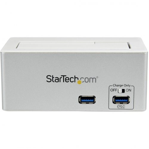 Startech .com USB 3.0 SATA Hard Drive Docking Station SSD / HDD with integrated Fast Charge USB Hub and UASP For SATA 6 GbpsWhiteDock yo… SDOCKU33HW