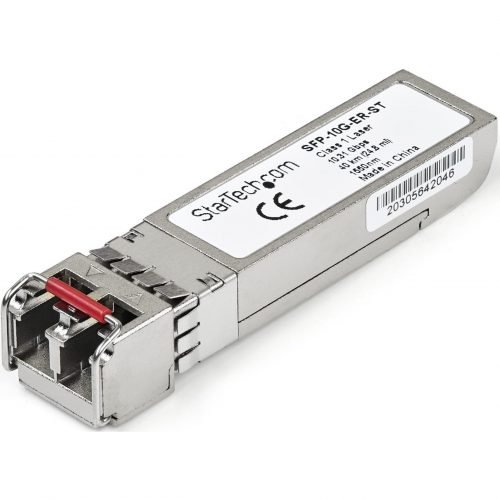 Startech .com Cisco SFP-10G-ER Comp. SFP+ Module10GBASE-ER10GE Gigabit Ethernet SFP+ 10GbE Single Mode Fiber SMF Optic Transceiver -… SFP-10G-ER-ST
