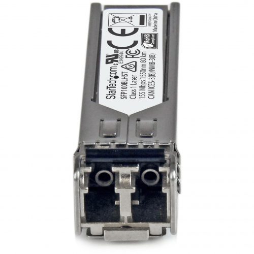 Startech .com MSA Uncoded SFP Module100BASE-LH100Mb Ethernet SFP 100MbE Single Mode Fiber (SMF) Optic Transceiver Module80km DDMM… SFP100BLHST