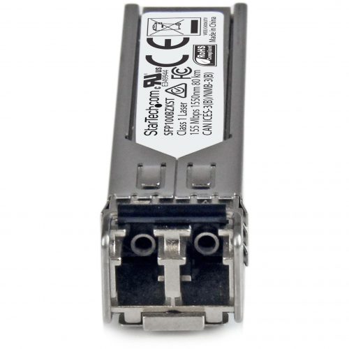 Startech .com MSA Uncoded SFP Module100BASE-ZX100Mb Ethernet SFP 100MbE Single Mode Fiber (SMF) Optic Transceiver Module80km DDMM… SFP100BZXST