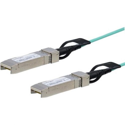 Startech .com Cisco SFP-10G-AOC5M Compatible 5m 10G SFP+ to SFP AOC Cable10GbE SFP+ Active Optical Fiber10Gbps SFP + Cable 16.4’100%… SFP10GAOC5M