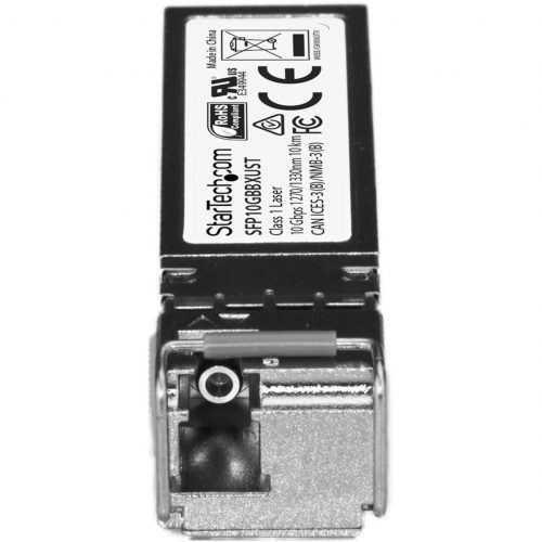 Startech .com MSA Uncoded SFP+ Transceiver Module10GBASE-BX10 GbE Gigabit Ethernet BiDi Fiber (SMF)MSA Uncoded Transceiver10GBAS… SFP10GBBXUST