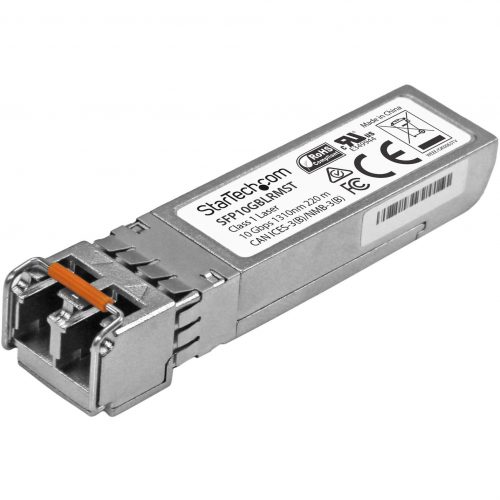 Startech .com MSA Uncoded SFP+ Module10GBASE-LRM10GE Gigabit Ethernet SFP+ 10GbE Multi Mode Fiber (MMF) Optic Transceiver200m DDM -… SFP10GBLRMST