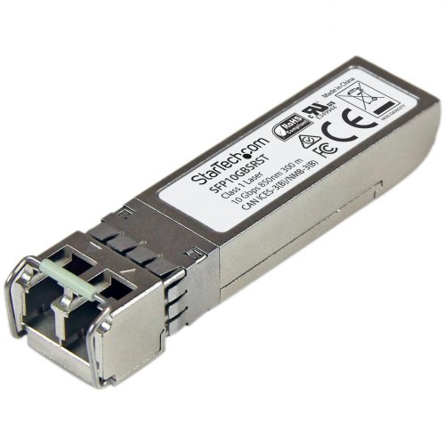 Startech .com MSA Uncoded SFP+ Module10GBASE-SR10GE Gigabit Ethernet SFP+ 10GbE Multi Mode Fiber (MMF) Optic Transceiver300m DDMM… SFP10GBSRST