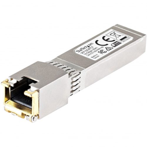 Startech .com Cisco SFP-10GB-TC Compatible SFP+ Module10GBASE-T10GE Gigabit Ethernet SFP+ SFP to RJ45 Cat6/Cat5e Transceiver30mCi… SFP10GBTCST