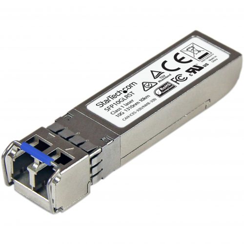 Startech .com Cisco SFP-10G-LR Comp. SFP+ Module10GBASE-LR10GE Gigabit Ethernet SFP+ 10GbE Single Mode Fiber SMF Optic TransceiverCis… SFP10GLRST