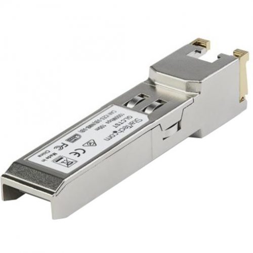 Startech .com Juniper SFP-1GE-FE-E-T Compatible SFP Module1000BASE-T1GE Gigabit Ethernet SFP to RJ45 Cat6/Cat5e Transceiver100mJ… SFP1GEFEETST