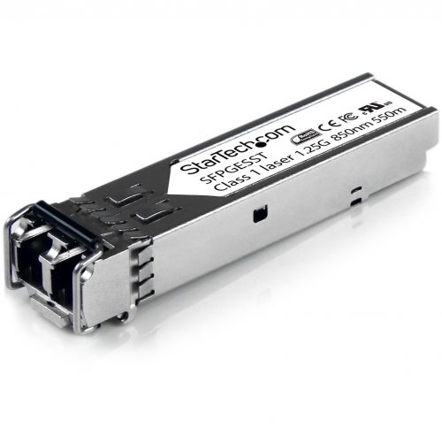 Startech .com Cisco SFP-GE-S Compatible SFP Module1000BASE-SX1GE Gigabit Ethernet SFP 1GbE Multimode Fiber MMF Optic TransceiverCisco S… SFPGESST