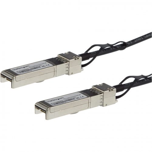 Startech .com .com 0.5m 10G SFP+ to SFP+ Direct Attach Cable for Cisco SFP-H10GB-CU0-5M 10GbE SFP+ Copper DAC 10Gbps Passive Twinax… SFPH10GBC05M