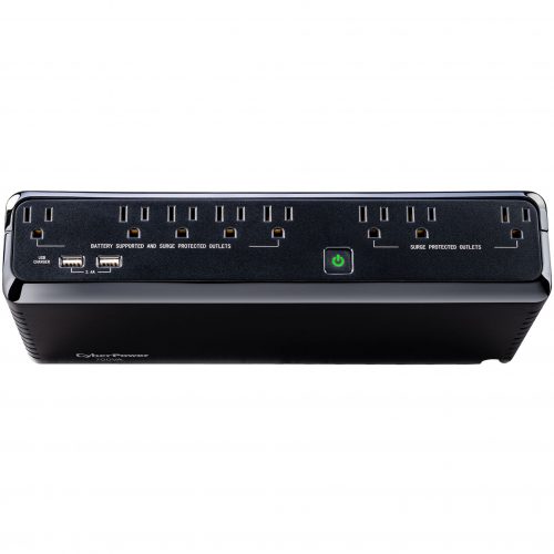 CyberPower SL700U Standby UPS System – 700VA, 370W, NEMA 5-15P, 8 Outlets