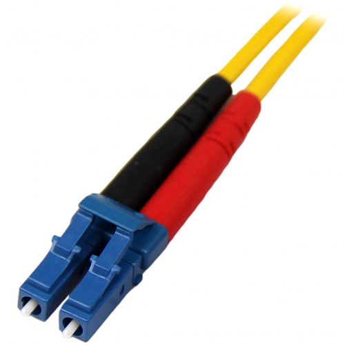 Startech .com 1m Fiber Optic CableSingle-Mode Duplex 9/125LSZHLC/LCOS1LC to LC Fiber Patch CableConnect fiber network device… SMFIBLCLC1