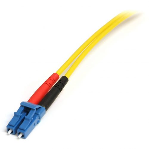 Startech .com 10m Fiber Optic CableSingle-Mode Duplex 9/125LSZHLC/SCOS1LC to SC Fiber Patch CableConnect fiber network devi… SMFIBLCSC10