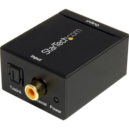 Startech .com SPDIF Digital Coaxial or Toslink Optical to Stereo RCA Audio ConverterConvert a Digital Coax or Toslink Optical Signal to Stere… SPDIF2AA