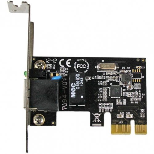 Startech .com 1 Port PCI Express PCIe Gigabit NIC Server Adapter Network CardLow ProfileAdd a 10/100/1000Mbps Ethernet port to any PC… ST1000SPEX2L
